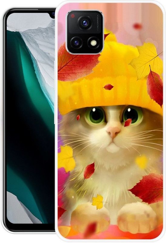 NEVYZAP Back Cover for Vivo Y31s  (Multicolor, Grip Case, Silicon, Pack of: 1)