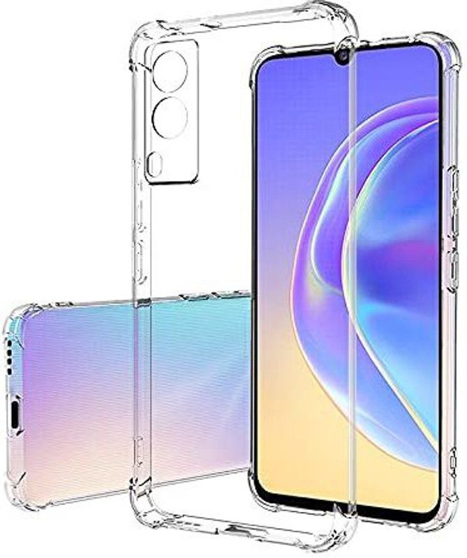 SMARTCASE Back Cover for vivo v21 e  (Black, Grip Case, Pack of: 1)