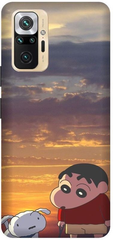 GRAFIQE Back Cover for REDMI Note 10 Pro Max M2101K6I SHINCHAN, CARTOON. FUNNY, CUTE, SHINCHAN CAT, CRAYON SHINCHAN  (Multicolor, Shock Proof, Pack of: 1)