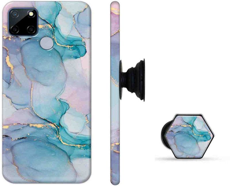Deltavo Back Cover for Realme C12, Realme C25, Realme C25s, Realme Narzo 20, Realme Narzo 30A  (Multicolor, Cases with Holder, Pack of: 2)