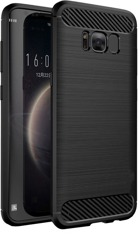 Kapa Back Cover for Samsung Galaxy S8  (Black, Pack of: 1)