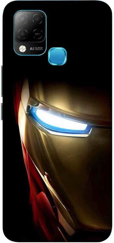 NDCOM Back Cover for Infinix Hot 10S Eyes Printed  (Multicolor, Hard Case, Pack of: 1)
