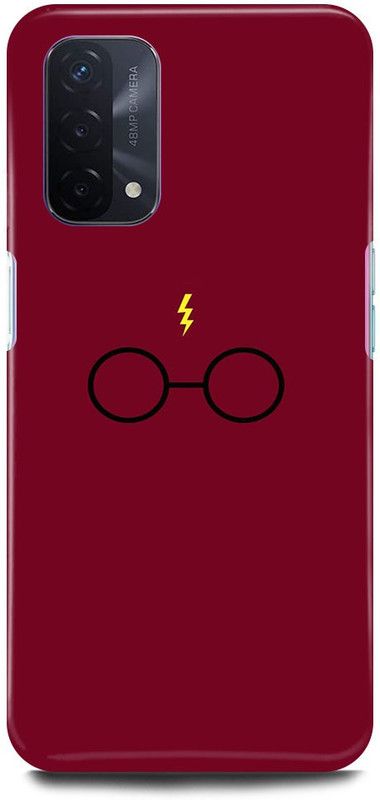FIKORA Back Cover for Oppo A74 5G, HOGWARTS, POTTAR, THE, BOY, WHOLIVEDPHILOSOPHERSSTONE  (Red, Hard Case, Pack of: 1)