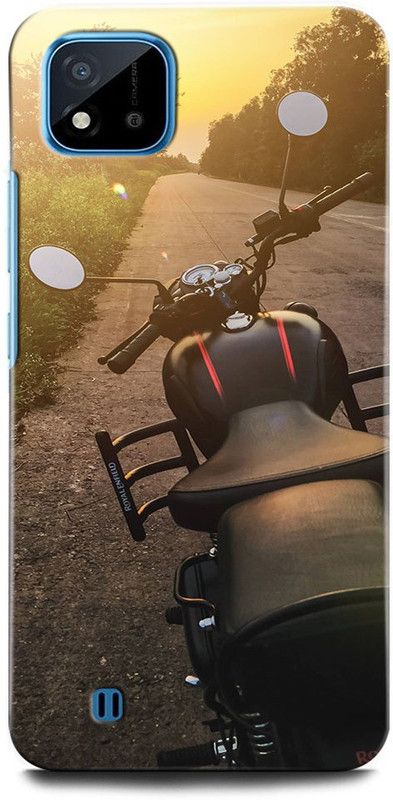 ORBIQE Back Cover for Realme C11 2021 RMX3231 BIKE, BULLET, RIDE, RIDER, ROYAL ENFIELD  (Multicolor, Hard Case, Pack of: 1)