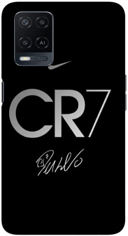 CROKIAN Back Cover for Oppo A54 C R 7 Back Cover  (Black, Hard Case, Pack of: 1)