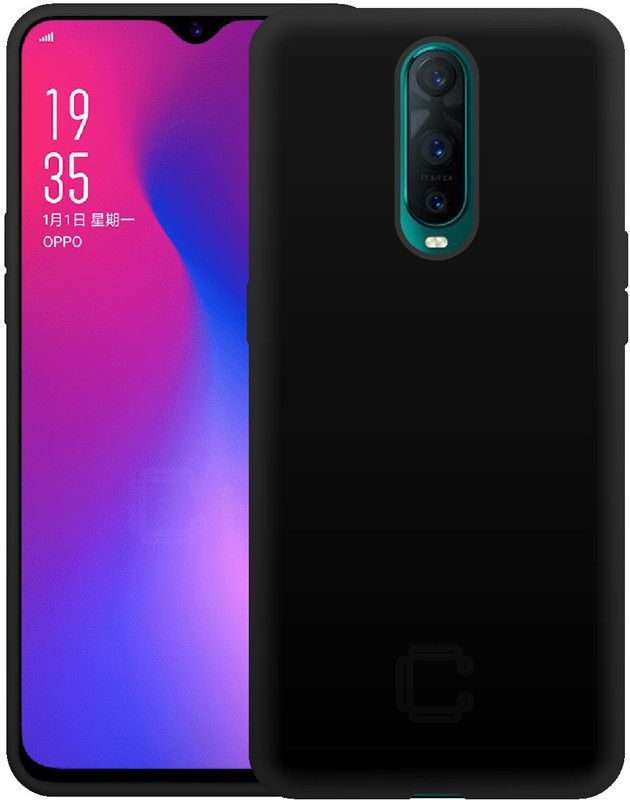 CASE CREATION Back Cover for Oppo R17 Pro  (Black, Grip Case, Pack of: 1)