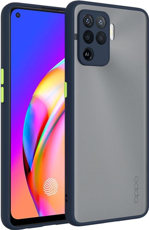 Cermarise Back Cover for Oppo A94  (Blue, Camera Bump Protector, Pack of: 1)
