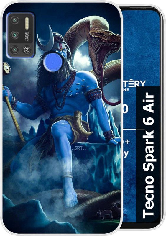 vipax Back Cover for Tecno Spark 6 Air  (Multicolor, Grip Case, Silicon, Pack of: 1)