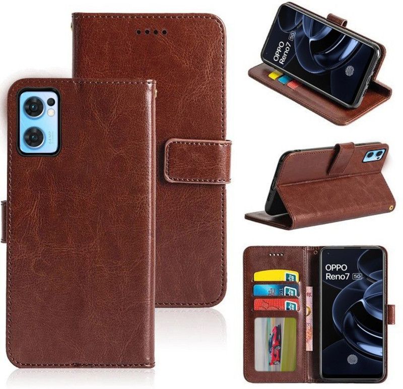 Digoz Back Cover for Oppo Reno 7 5G  (Brown, Dual Protection, Pack of: 1)