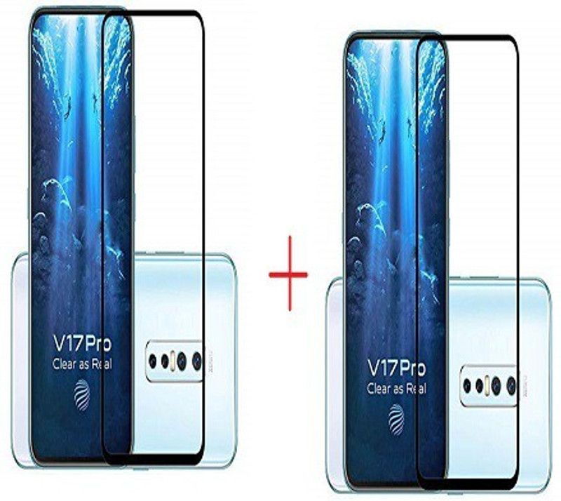 NIMMIKA ENTERPRISES Tempered Glass Guard for vivo v127 pro tempered glass 11d  (Pack of 2)