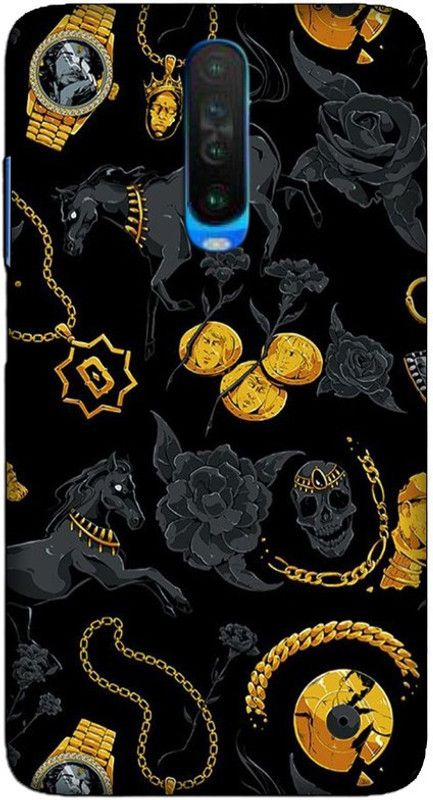 CROKIAN Back Cover for POCO X2 Rich man Design Back Cover  (Multicolor, Hard Case, Pack of: 1)