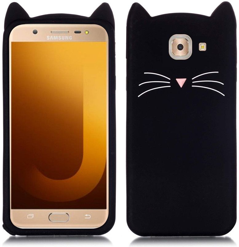 Dgeot Back Cover for Samsung J7 Max (Gold, 32 GB) (4 GB RAM)  (Black, Grip Case, Pack of: 1)