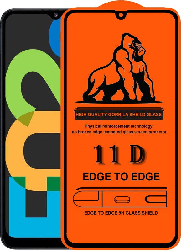 Forego Edge To Edge Tempered Glass for SAMSUNG Galaxy F02s  (Pack of 1)