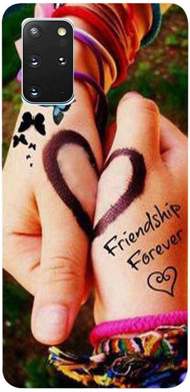 Golden Mask Back Cover for Samsung Galaxy S20 Plus Friendship forever  (Multicolor, Waterproof, Silicon)