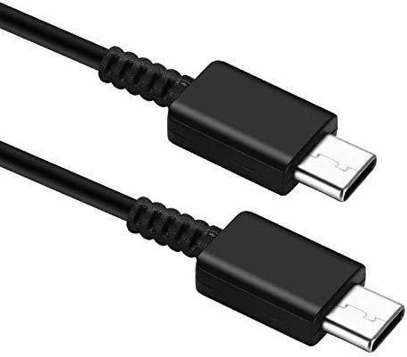 Mindmaker USB Type C Cable 5 A 1 m Copper USB-C Fast Charging USB Cable Compatible for Samsung Galaxy Note10/Note20/S20/S20+/S20 Ultra  (Compatible with Mobile, Black, One Cable)