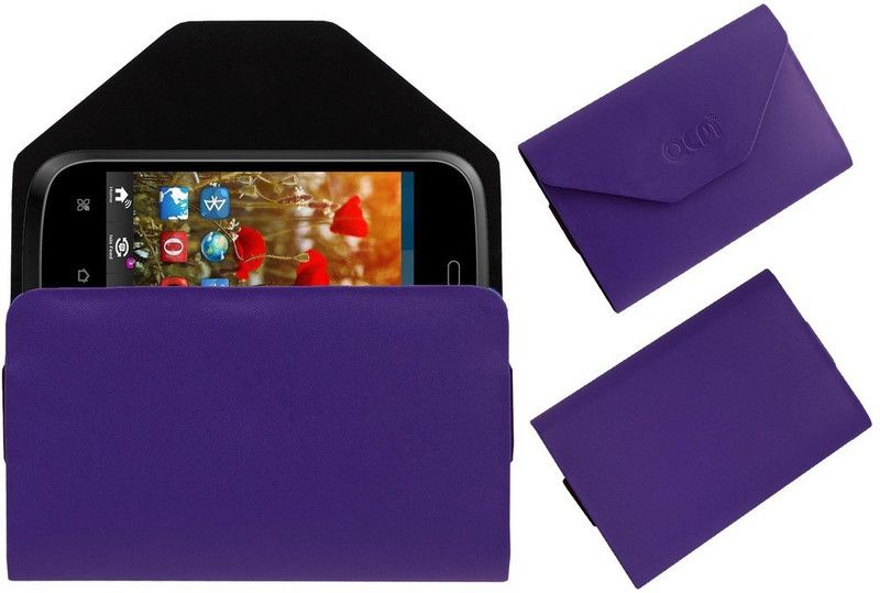 ACM Pouch for Swipe Konnect 3  (Purple, Cases with Holder, Pack of: 1)