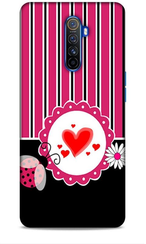 Keviv Back Cover for Realme X2 Pro  (Pink, Black, 3D Case, Pack of: 1)