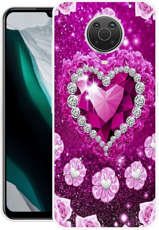 MUSKAY Back Cover for Nokia G20  (Pink, Grip Case, Silicon, Pack of: 1)