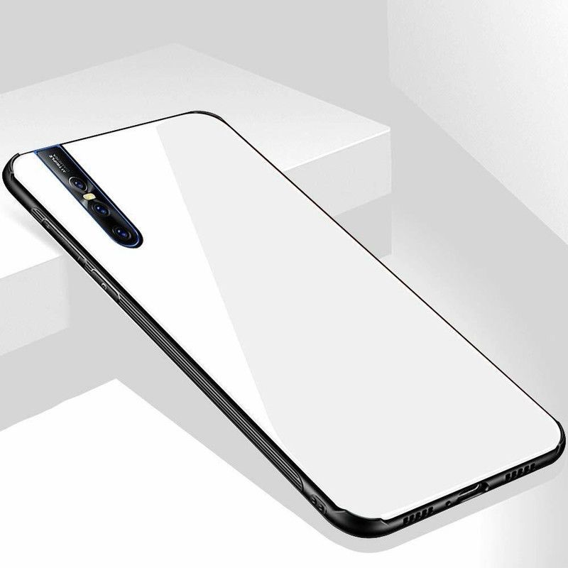 Riches Back Cover for Vivo V15  (White, Rugged Armor, Pack of: 1)