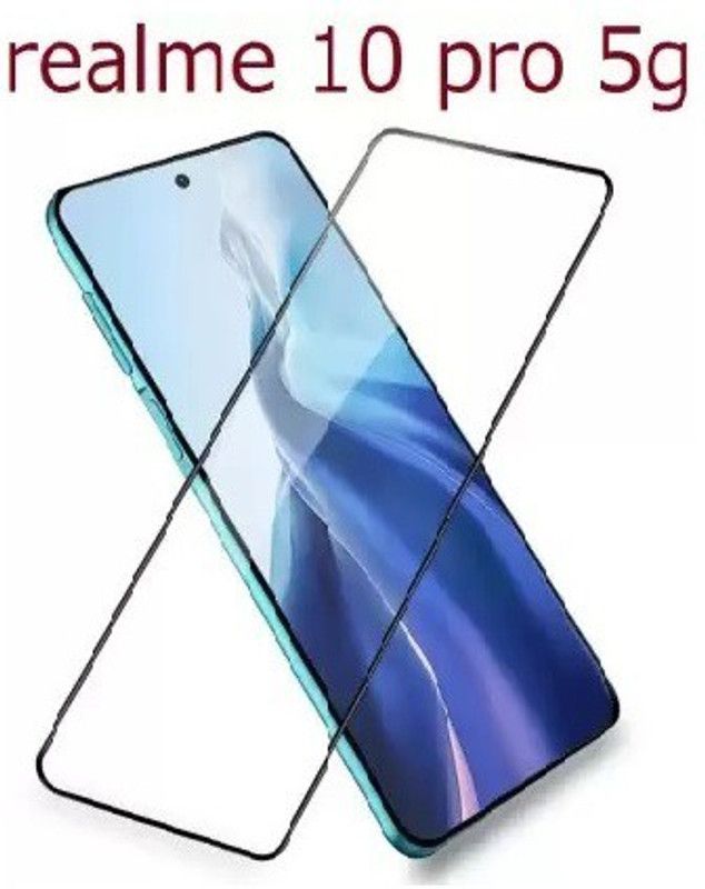 Caseline Edge To Edge Tempered Glass for realme 10 Pro, realme 10 Pro 5G, Realme 10 Pro 5G  (Pack of 1)