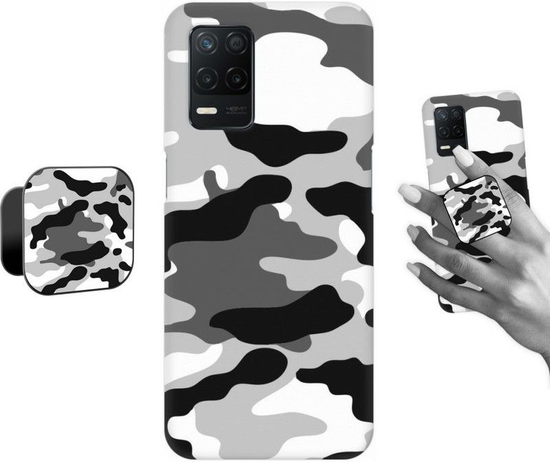 COBIERTAS Back Cover for Realme 8 5G  (Multicolor, Cases with Holder, Pack of: 2)