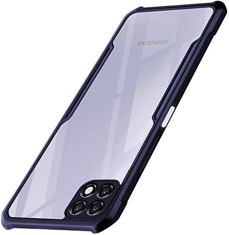 VCASE Back Cover for Samsung Galaxy A22 5G  (Transparent, Dual Protection)
