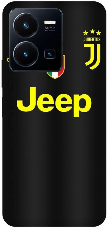 FRONK Back Cover for vivo Y22s, V2206, JEEP, JUVENTUS, TEAM  (Black, Hard Case, Pack of: 1)