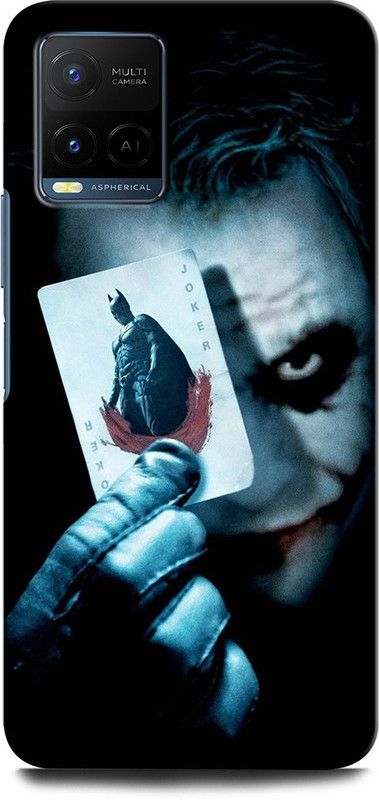INTELLIZE Back Cover for Vivo Y21T JOKER, BATMAN, HEALTH LEDGER JOKER, DARK KNIGHT, WHY SO SERIOUS  (Multicolor, Hard Case, Pack of: 1)