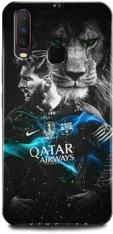 play fast Back Cover for Vivo Y12/1904 LIONEL MESSI PRINTED  (Multicolor, Hard Case)