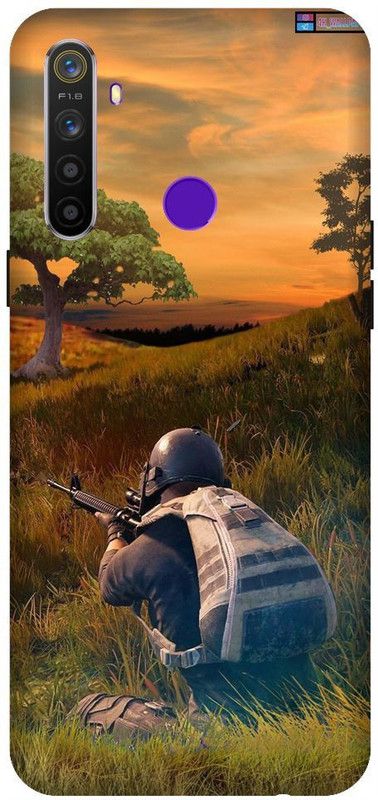 URCHIN Back Cover for Narzo 10 Pubg, Pubg Map, Pubg Game, Pubg Love  (Multicolor, Shock Proof)