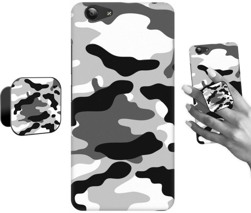 COBIERTAS Back Cover for VIVO Y53  (Multicolor, Cases with Holder, Pack of: 2)