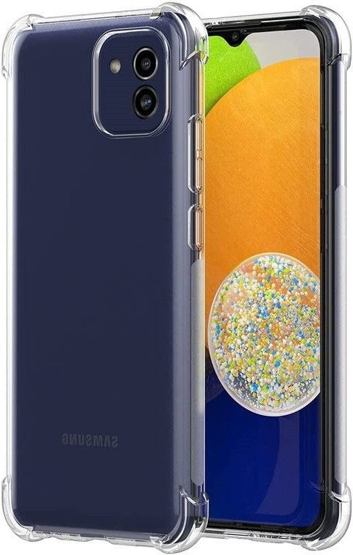 SNMART Back Cover for SAMSUNG Galaxy A03  (Transparent, Shock Proof, Silicon, Pack of: 1)