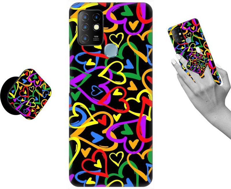 iCopertina Back Cover for Infinix Note 10 Pro  (Multicolor, Cases with Holder, Pack of: 1)