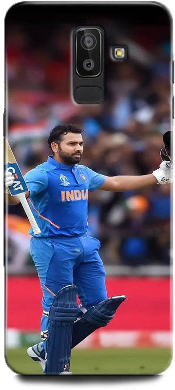 Afterglow Back Cover for SAMSUNG Galaxy J8 ROHIT SHARMA, BCCI,CRICKETER, INDIAN KHILADI, IPL, MI, T20  (Multicolor, Shock Proof, Pack of: 1)
