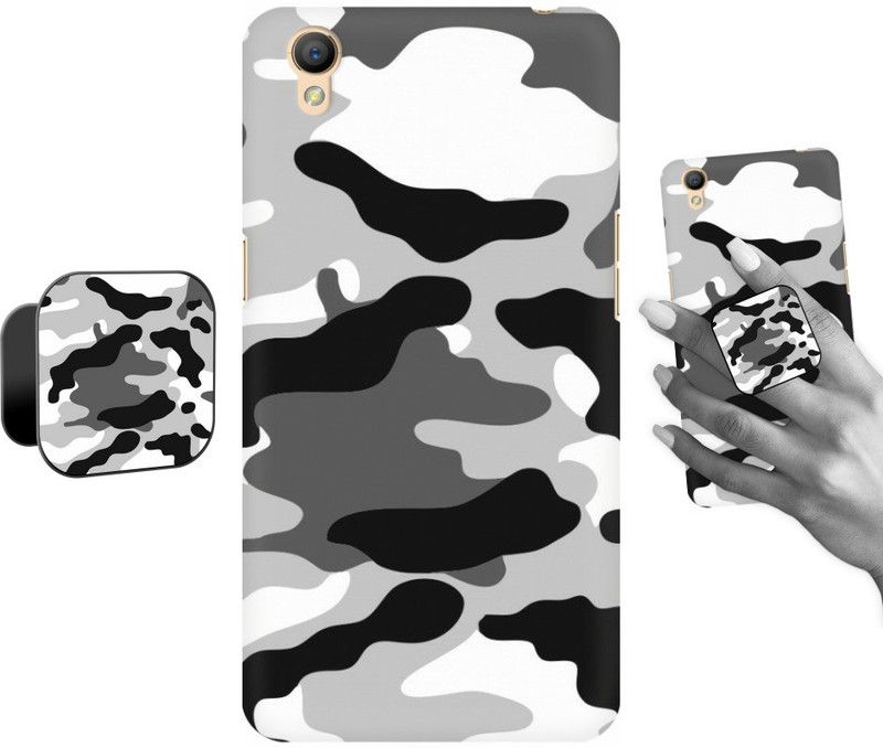 COBIERTAS Back Cover for Oppo A37fw  (Multicolor, Cases with Holder, Pack of: 2)