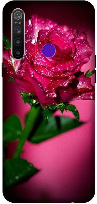 URCHIN Back Cover for Realme 5i Rose, Roses, Red rose, Flower  (Multicolor, Shock Proof, Pack of: 1)