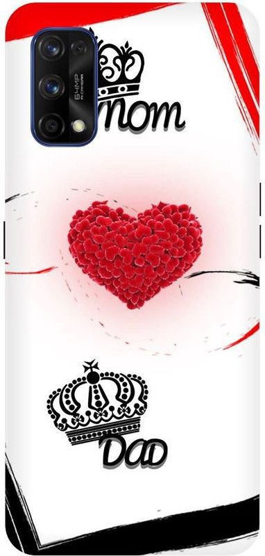URCHIN Back Cover for Realme 7 mom dad, Mom Dad, Mom And Dad, Love, Lifeline, Love, Parents  (Multicolor, Shock Proof, Pack of: 1)