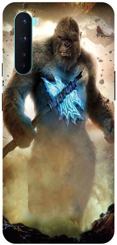 OLIWER Back Cover for One Plus Nord King Kong PRINTED BACK COVER  (Multicolor, Hard Case, Pack of: 1)
