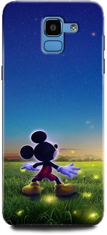 Afterglow Back Cover for SAMSUNG Galaxy J6 MICKEY MOUSE, SANTA, CARTOONS,  (Multicolor, Shock Proof, Pack of: 1)