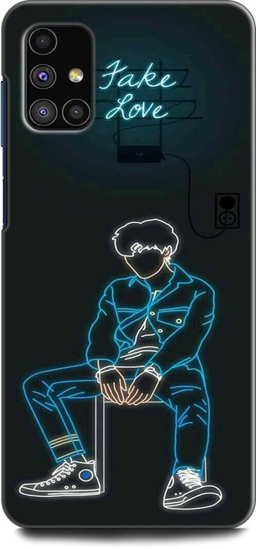 Afterglow Back Cover for SAMSUNG Galaxy M31s BOY, BAD BOY, FACK LOVE,  (Multicolor, Shock Proof, Pack of: 1)