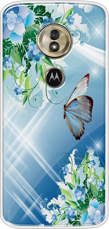 Hansviprint Back Cover for Motorola Moto G6 Play  (Blue, Grip Case, Silicon, Pack of: 1)