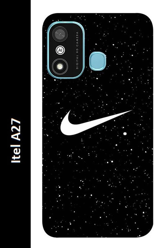 Gabroo Back Cover for Itel A27  (Black, Grip Case, Silicon, Pack of: 1)