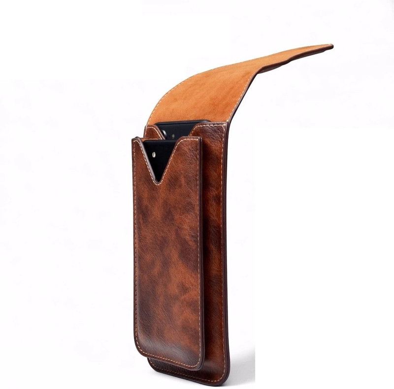 realtech Pouch for vivo Z5  (Brown, Dual Protection, Pack of: 1)