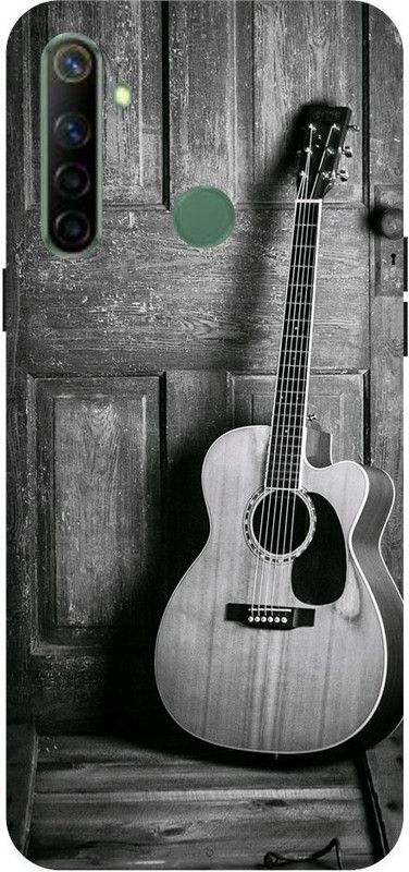 URCHIN Back Cover for Realme5 guitar, guitar love, cool, love, music, instuments, black and white  (Multicolor, Shock Proof, Pack of: 1)