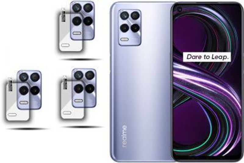 DICKON Back Camera Lens Glass Protector for REALME 8S 5G  (Pack of: 3)