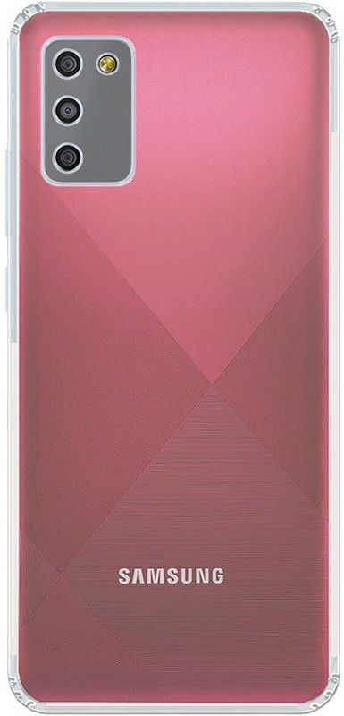 OffersOnly Back Cover for Samsung Galaxy A03s Hybrid Case  (Transparent, Camera Bump Protector, Silicon, Pack of: 1)