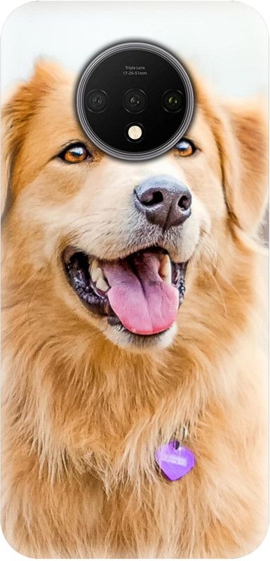 Smutty Back Cover for OnePlus 7T, HD1901, HD1903, HD1900, HD1907, HD1905 - Dog Print  (Multicolor, Hard Case, Pack of: 1)