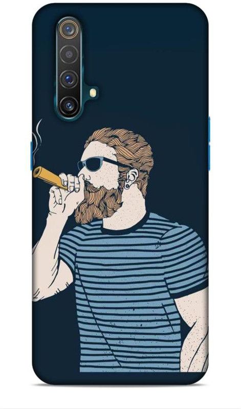 MAPPLE Back Cover for Realme X3  (Blue, Hard Case, Pack of: 1)
