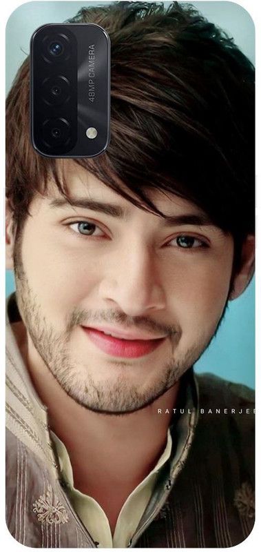 THE NARAYANA COLLECTIONS Back Cover for OPPO A74- CPH2219-MAHESH,BABU,TELUGU,STAR  (Multicolor, Hard Case, Pack of: 1)