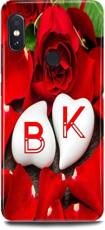 MP ARIES MOBILE COVER Back Cover for Redmi Note 5 Pro/MZB6080IN,B Loves K Name,B Name, K Letter, Alphabet,B Love K NAME  (Multicolor, Hard Case, Pack of: 1)